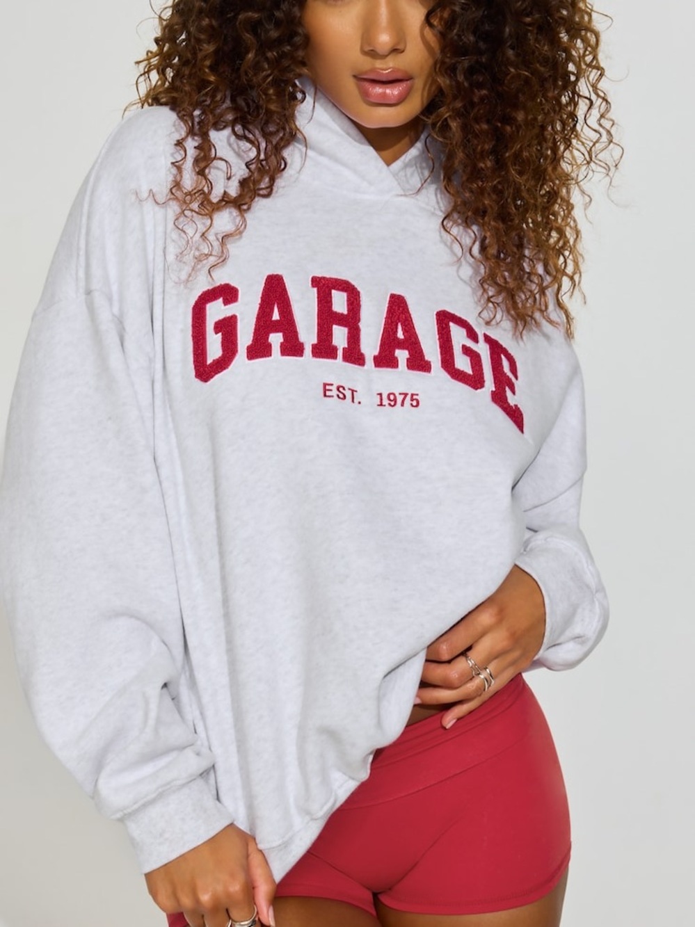 NWOT Garage Ultra Fleece oversized hoodie with pockets size xxs/xs with GARAGE